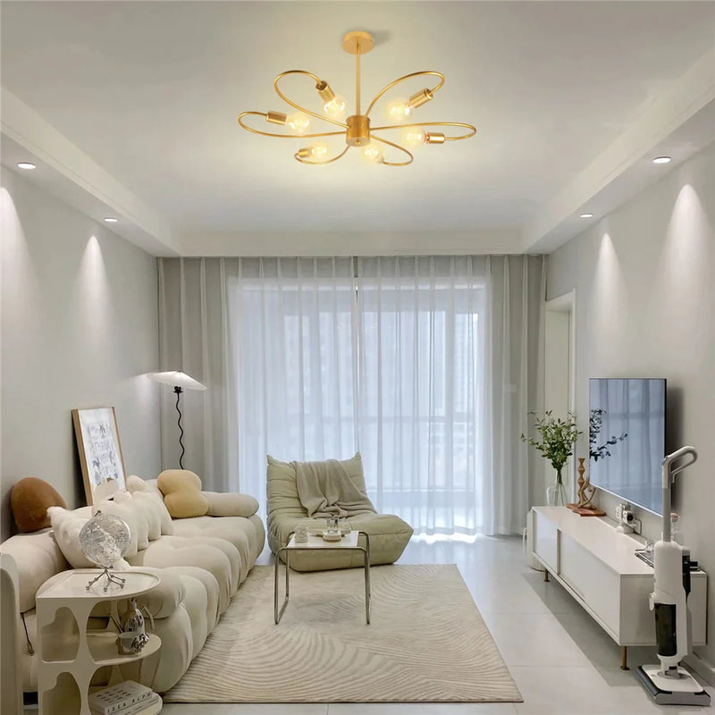 Afralia™ LED Branches Chandelier for Living Room Bedroom Kitchen Lighting