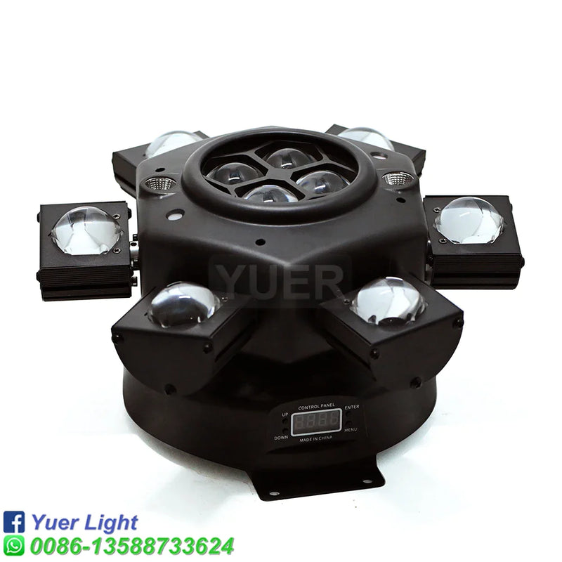 Afralia™ RGB Laser Strobe Moving Head Beam Light for Disco Party