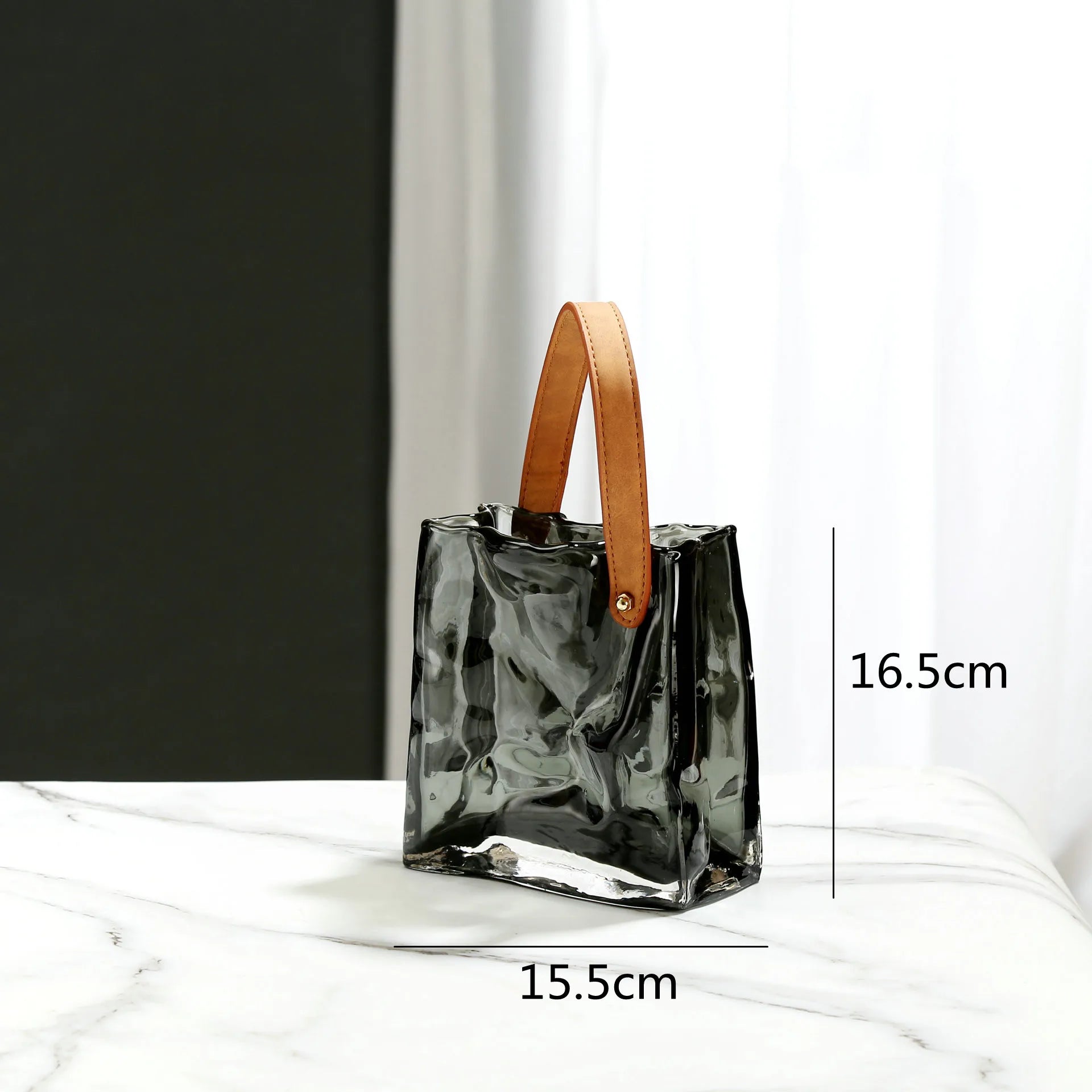 Afralia™ Clear Glass Vase Hydroponic Terrarium Decor Home Flower Accessories