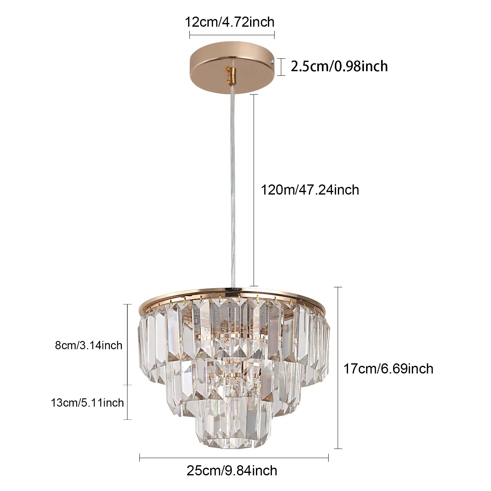 Afralia™ Crystal LED Ceiling Chandelier for Kitchen Island, Living Room, Dining Room Lighting
