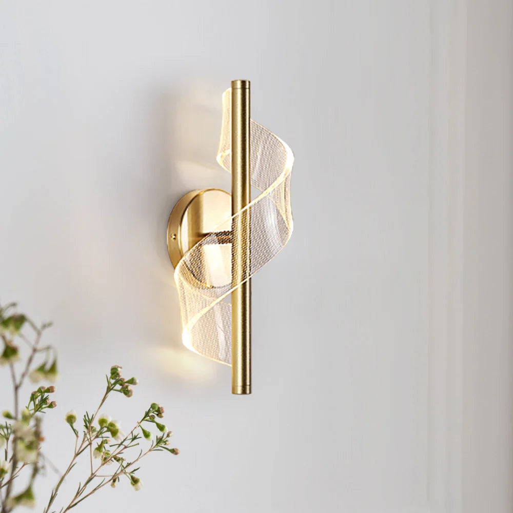 Afralia™ LED Indoor Wall Sconce Light for Living Room Bedroom Decor