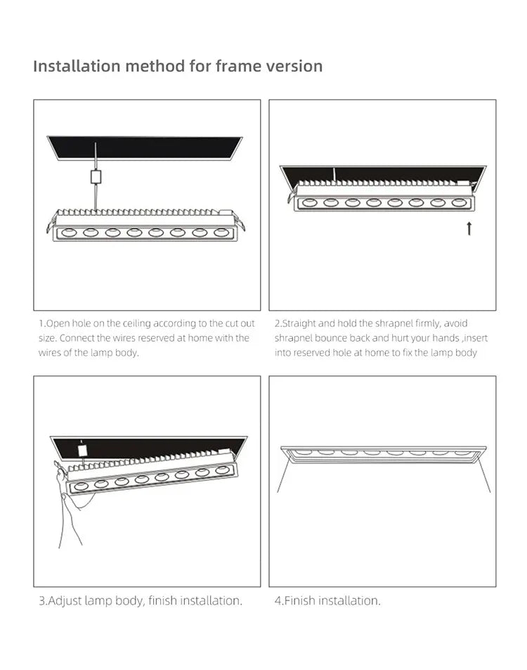 Afralia™ 15W/24W LED Grille Downlight: Anti-glare Embedded Spot Light for Office Home Shop Decor