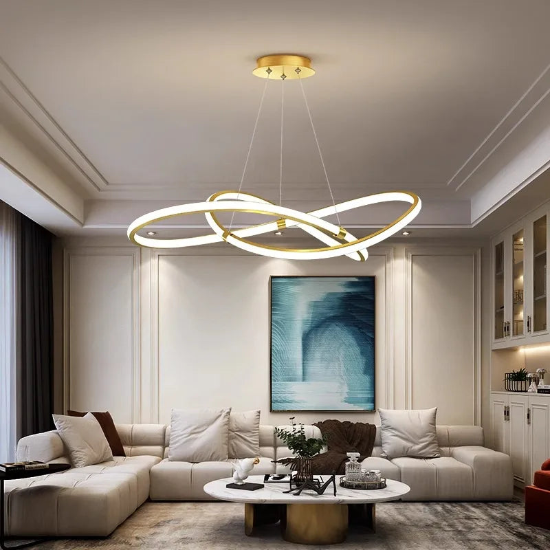 Afralia™ Nordic Dining Room Pendant Ceiling Chandelier for Living Room