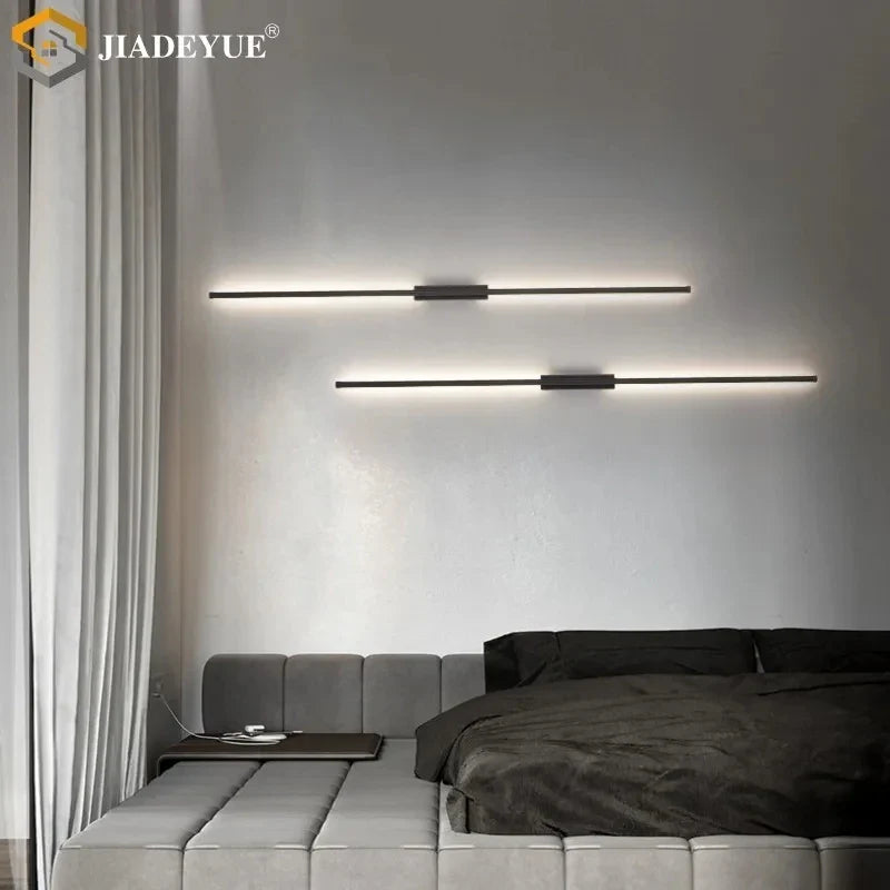 Afralia™ LED Strip Wall Lamp for Living Room Bedroom TV Background Wall
