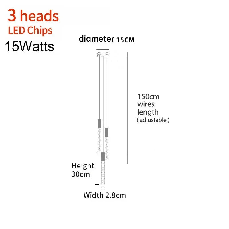 Afralia™ Crystal LED Pendant Light: Luxury Lighting Fixture for Living Room, Bedroom, Hotel & Shop