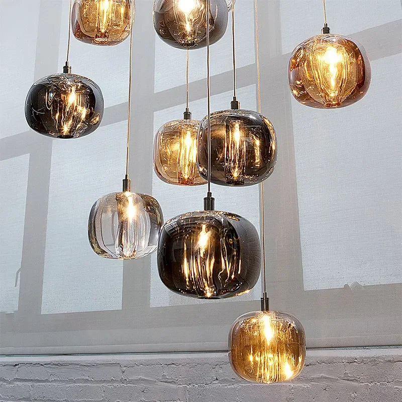 Afralia™ Crystal Staircase Chandelier: Modern Luxury Indoor Lighting Fixture