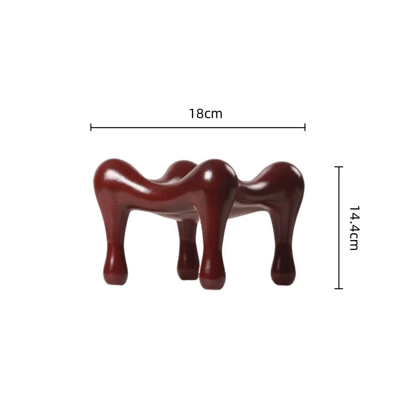 Afralia™ High-legged Geometric Storage Tray for Home Decor & Organization