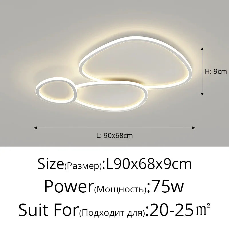 Afralia™ Modern Nordic Chandeliers for Master Bedroom and Living Room