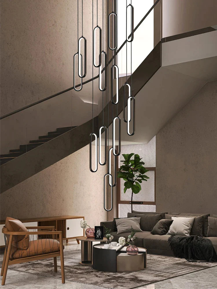 Afralia™ Oval Nordic Chandelier for Elegant Living Room and Dining Décor