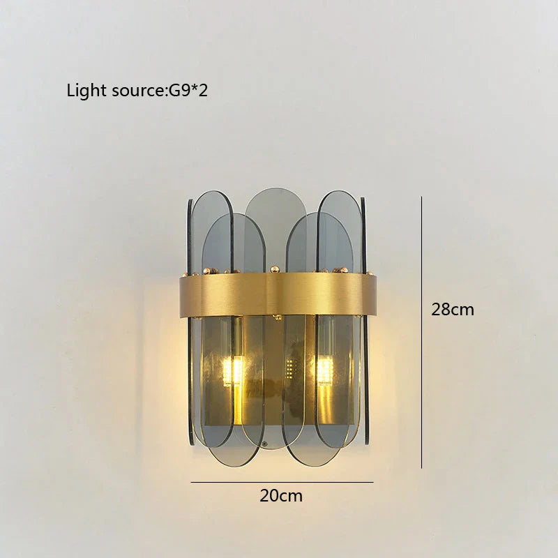 Afralia™ Glass Pendant Chandelier for Ceiling: Elegant LED Lighting for Bedroom and Home Decor