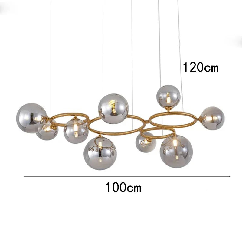 Afralia™ Nordic Dining Room Pendant Light Chandelier for Living Room