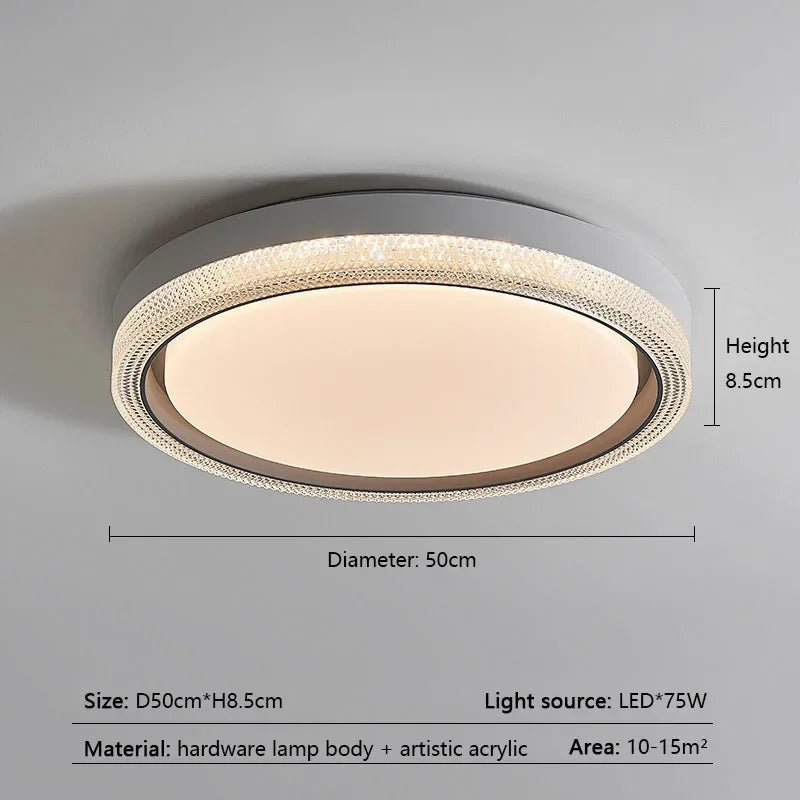 Afralia™ Modern LED Ceiling Lamp Chandelier - Stylish Lighting Fixture for Living, Dining, and Study Rooms