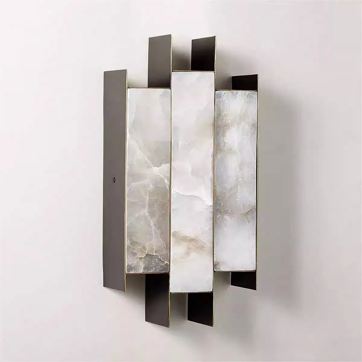 Afralia™ Modern Marble Wall Lamp for Hotel Living Room Corridor Lighting Fixture