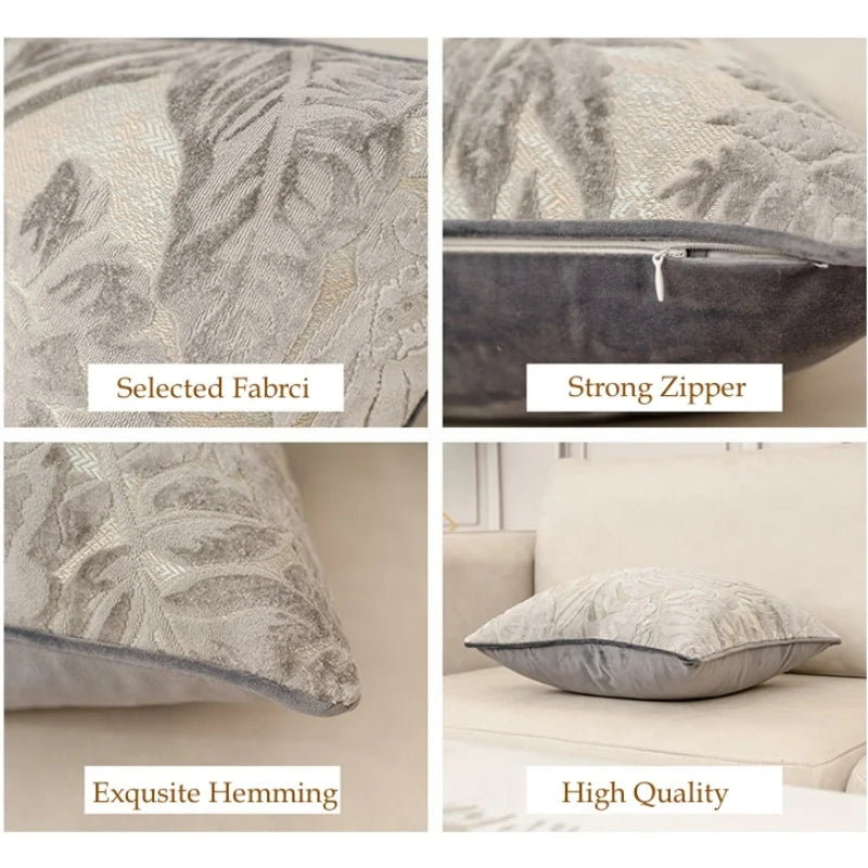 Afralia™ Velvet Luxury Cushion Cover for Sofa, High-quality Decorative Pillowcase