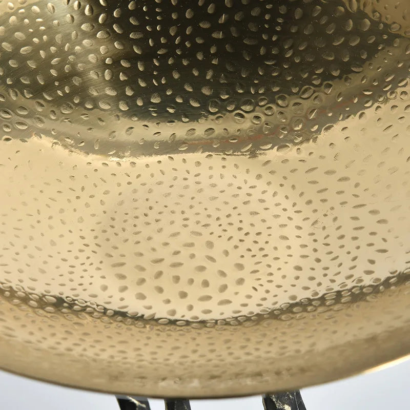 Afralia™ Gold Metal Fruit Bowl Tray for Modern Luxury Home Decor