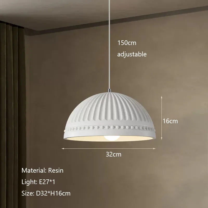 Afralia™ French Cream Style LED Chandelier for Restaurant Bar and Kitchen