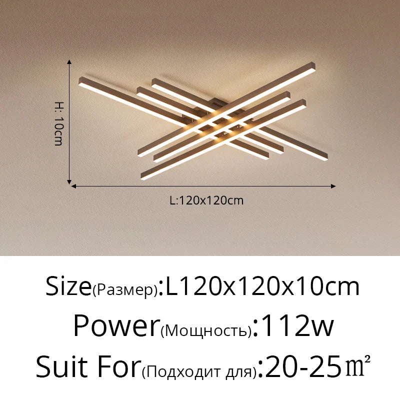 Afralia™ Gold Black Aluminum LED Chandeliers for Bedroom Dining Living Room Lighting