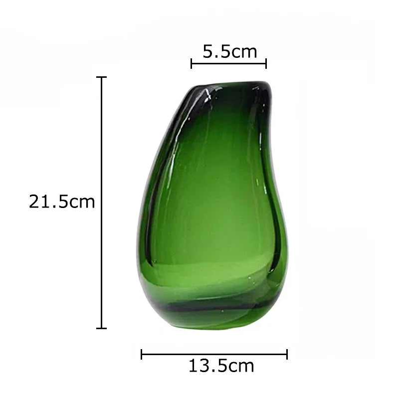 Afralia™ Double Glass Vase Hydroponic Flower Pot: Desk Decor, Floral Arrangement Aesthetics
