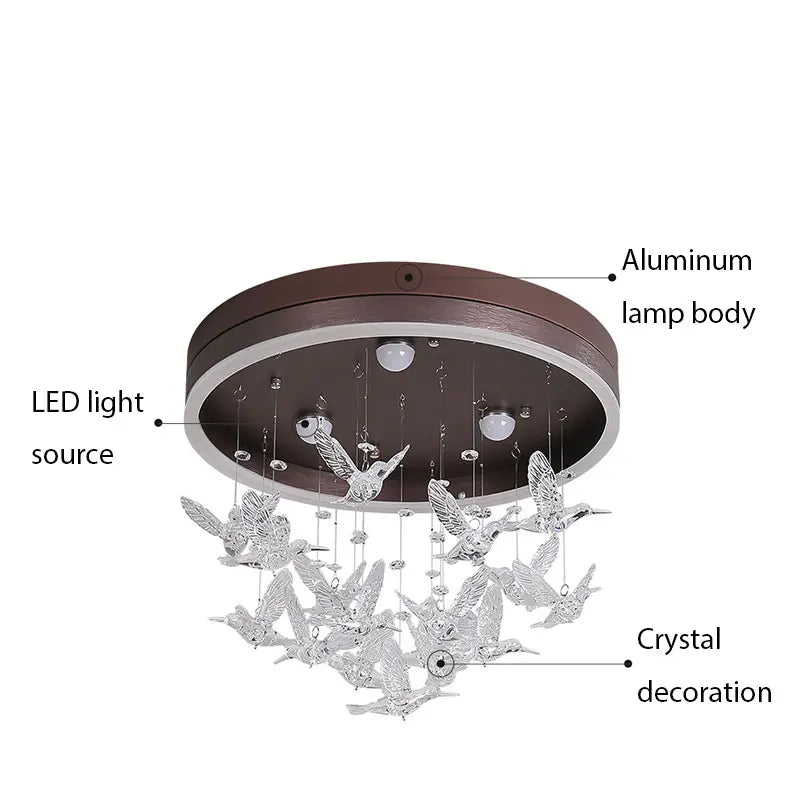 Afralia™ Dancing Girl LED Chandelier: Modern Kids Room Light, Cartoon Ceiling Lamp