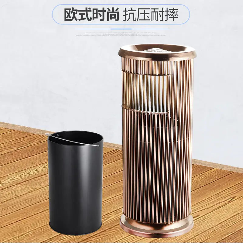 Afralia™ Waste Bins: Hotel Lobby, Club Corridor, Elevator Entrance, KTV Trash Bin with Ashtray