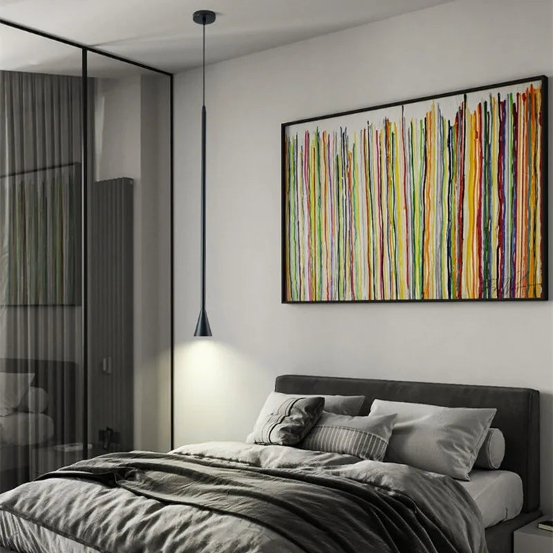 Afralia™ Nordic Minimalist Horn Pendant Light for Living Room and Bedroom