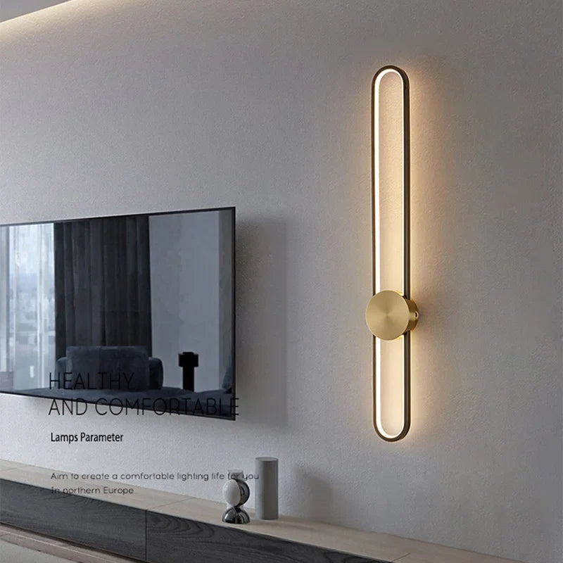 Afralia™ Modern Nordic LED Wall Lamp for Home Decor and Lighting in Living Room