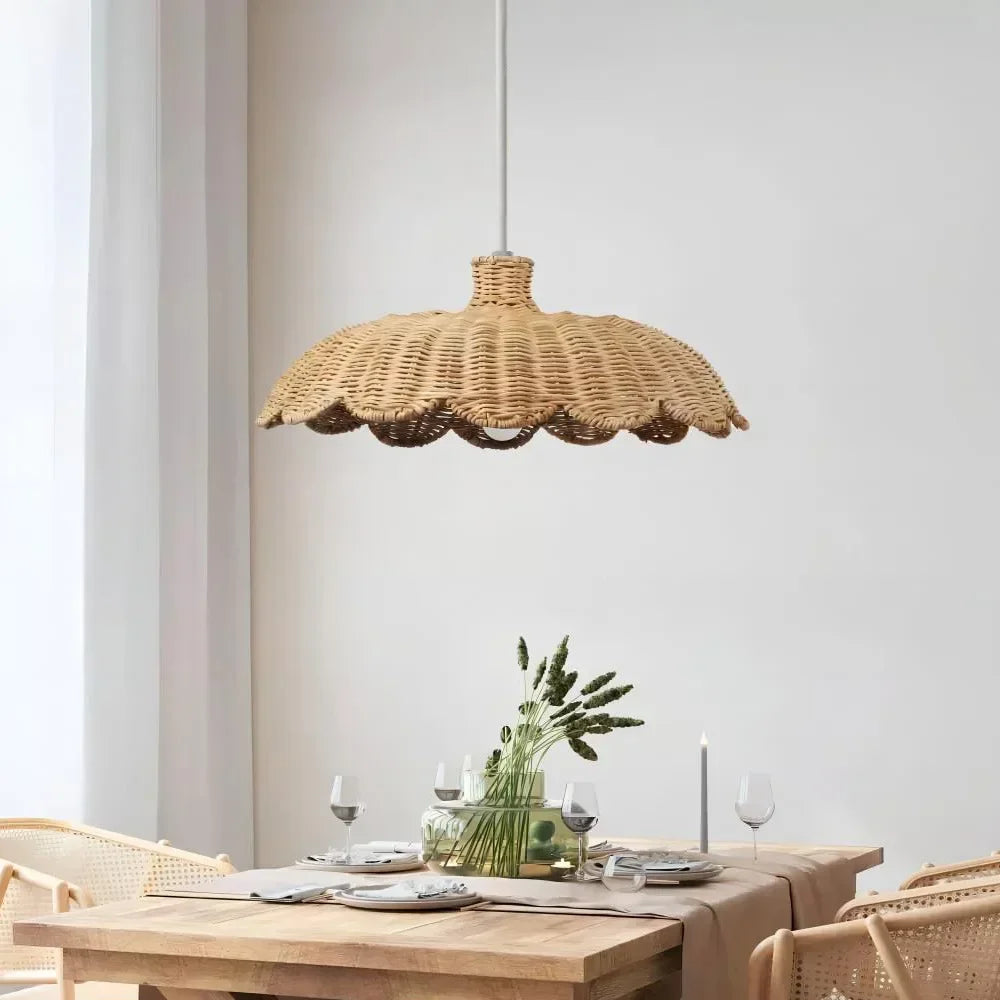 Afralia™ Handmade Rattan Pendant Lamps - Chinese Style Lighting for Home, Restaurant & Coffee Shop