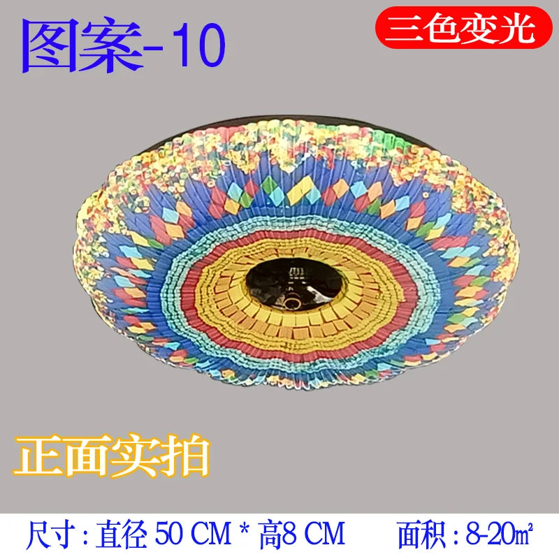 Afralia™ Energy-Efficient Bohemian LED Ceiling Lights for Bedroom - Bedazzling Eye Care