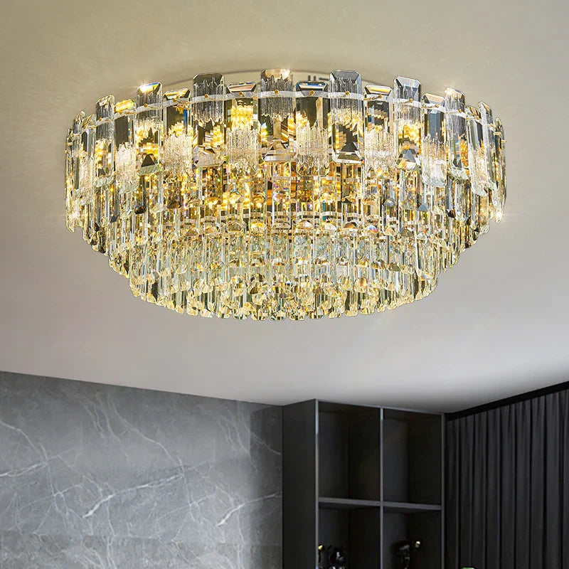 Afralia™ Crystal Light Chandelier: Luxury European Livingroom Lamp 2024 Collection
