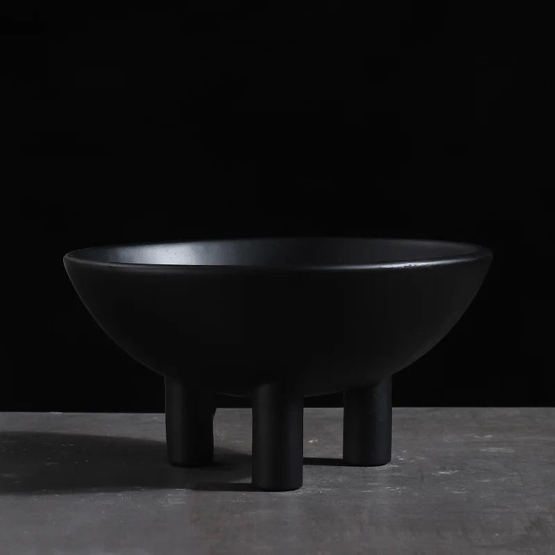 Afralia™ Ceramic Tray, Bowl, Pot Set | Desktop Organizer and Home Decor Figurines