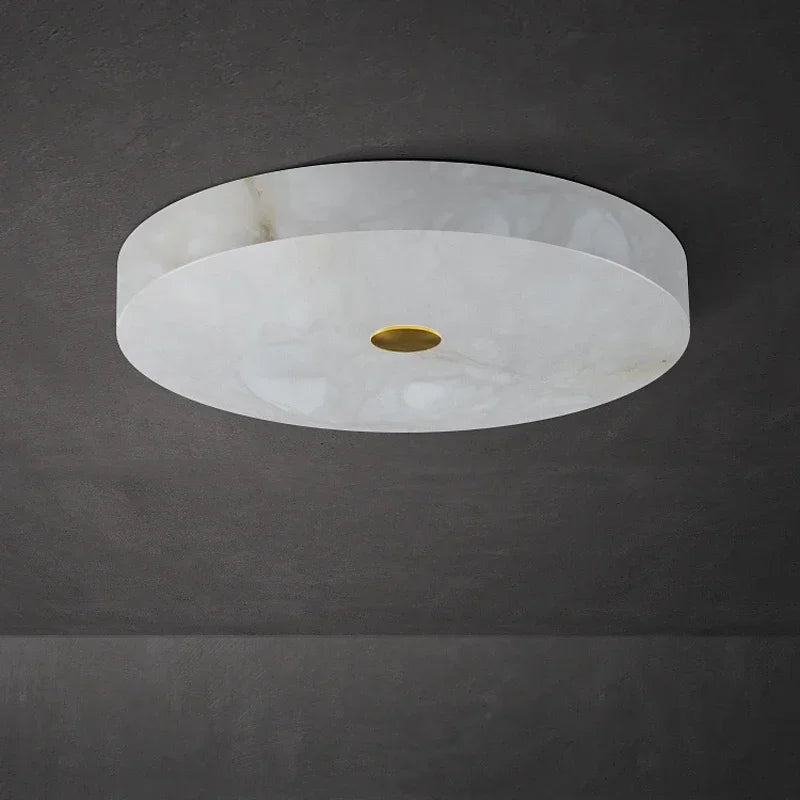 Afralia™ Marble Chandelier - Circular Minimalist Nordic Lighting for Home and Office