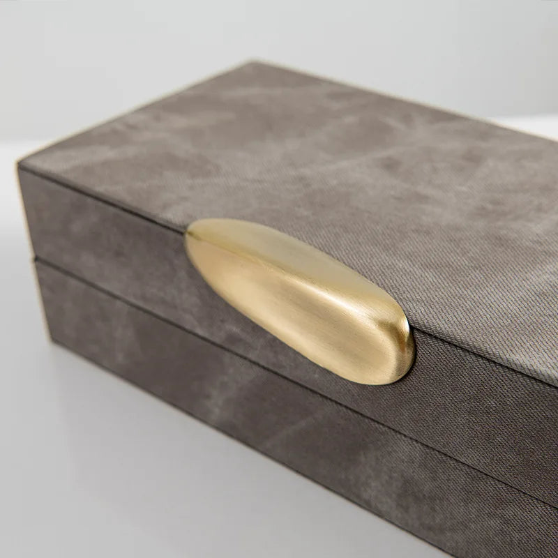 Afralia™ Non-woven Fabric Desktop Storage Box Jewelry Organizer