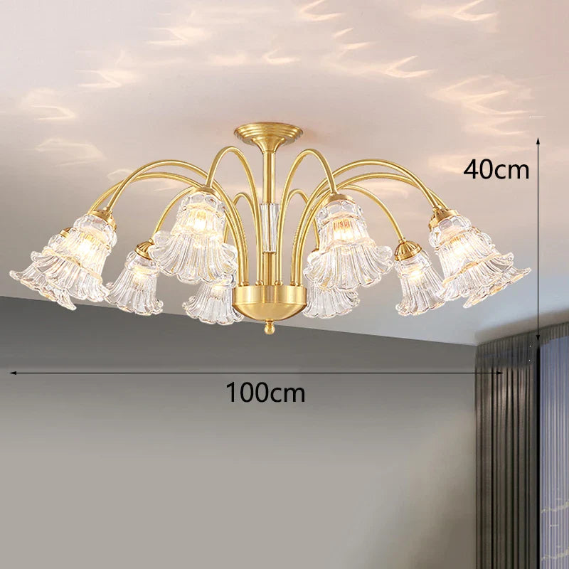 Afralia™ Luxury Crystal Chandelier Pendant Light for Living and Dining Room