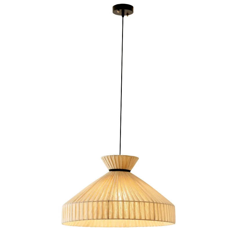 Afralia™ Natural Woven Rattan Chandelier Pendant Lamps for Dining Living Room