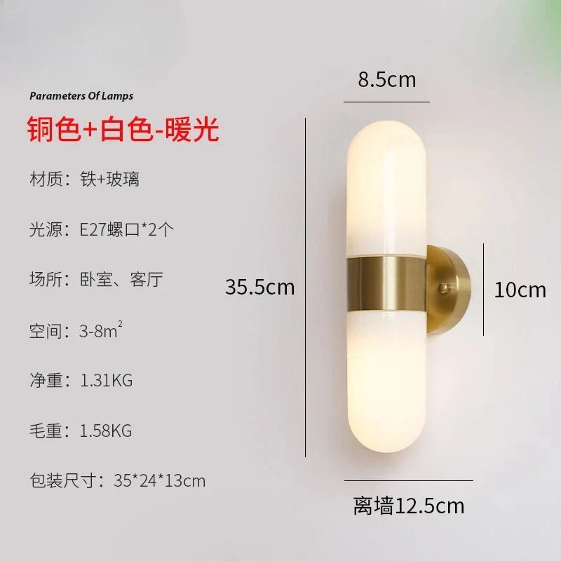 Afralia™ LED Vanity Mirror Light for Bathroom Hallway Bedroom Restroom Washbasin