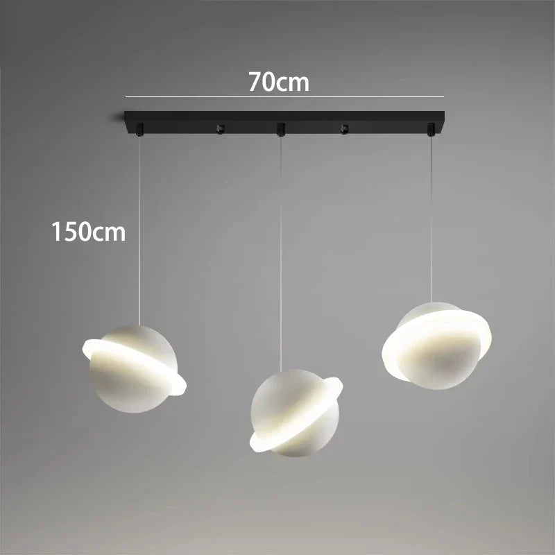 Afralia™ LED Staircase Chandelier | Modern Pendant Lights for Living Room Decor