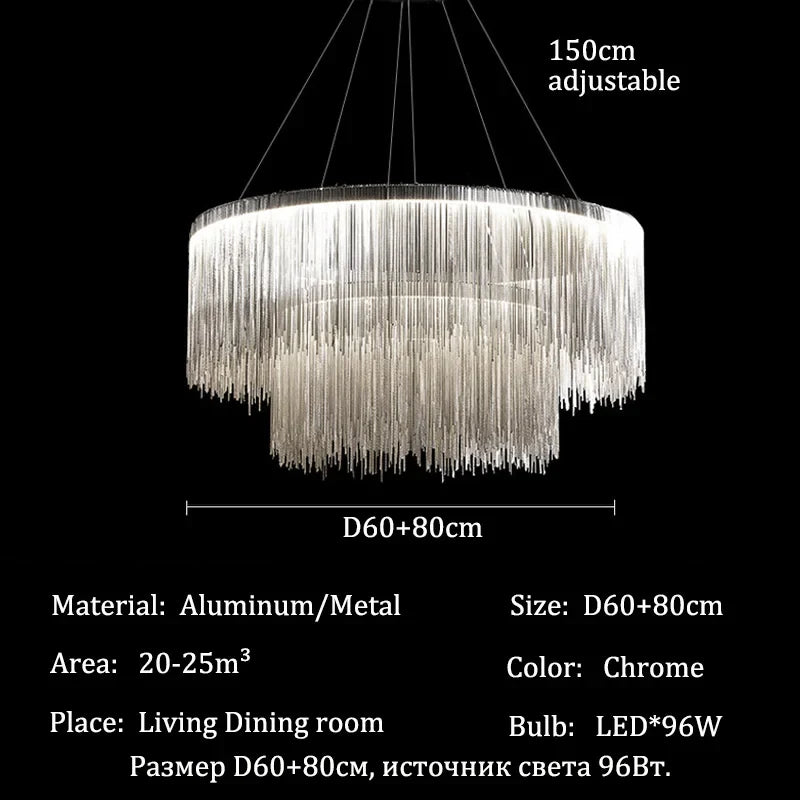 Afralia™ Luxury Chandeliers for Living Room Ceiling Lighting Żyrandol