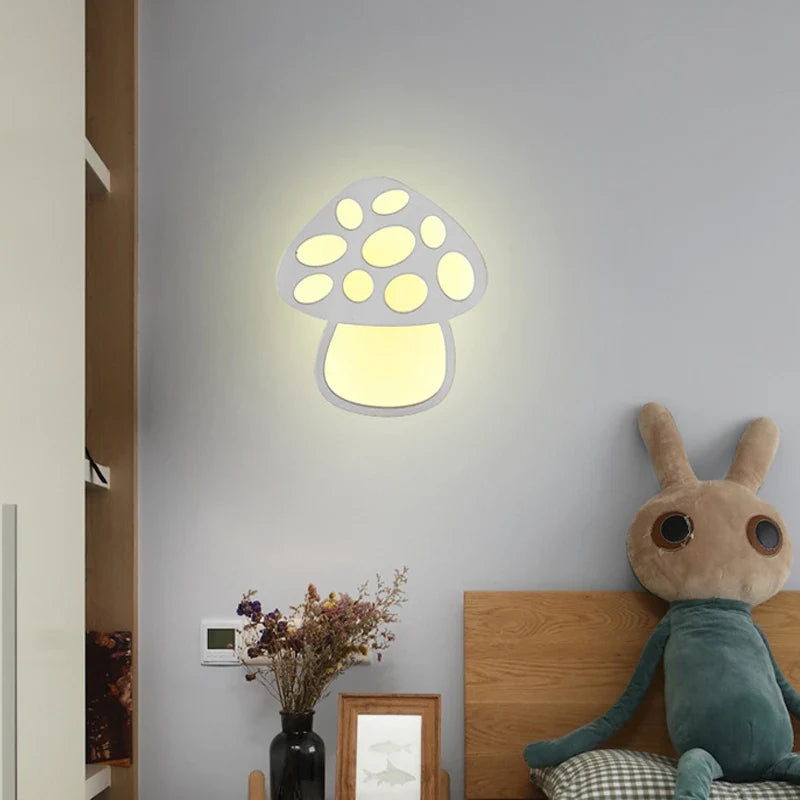 Afralia™ Kids' LED Wall Light Modern Acrylic Bedroom Sconce Decor, AC85-265V