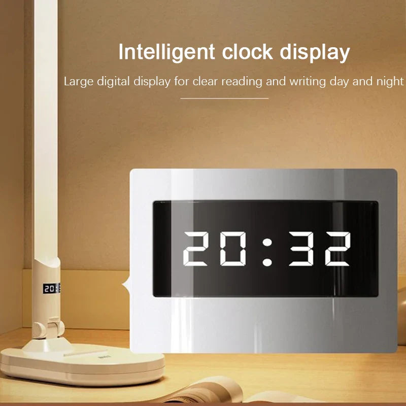 Afralia™ Touch LED Desk Lamp: 3 Dimmable Levels, Foldable, USB Rechargeable, Eye Protection