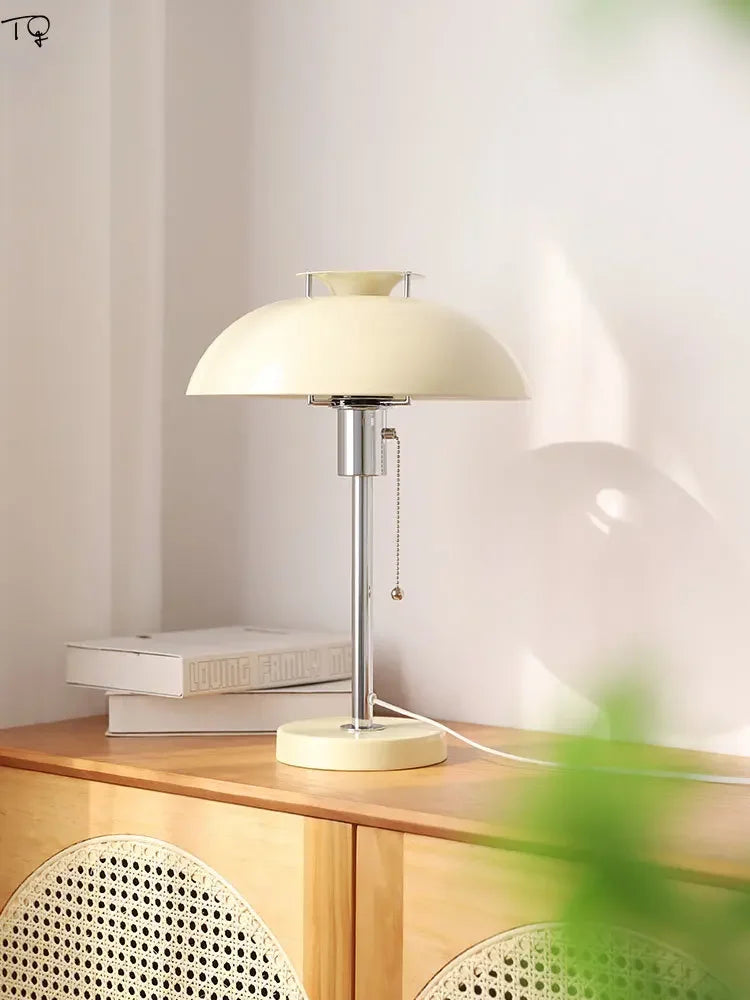 Afralia™ Bauhaus LED Table Lamp Retro Style Vintage Atmosphere Living Room Bedroom