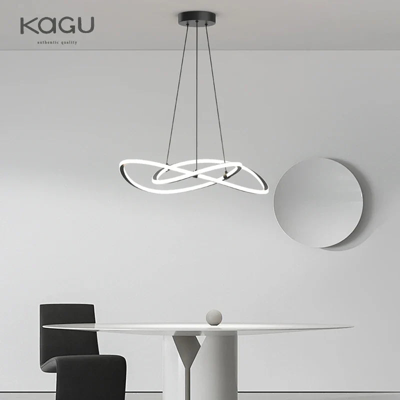 Afralia™ Modern Adjustable Ceiling Chandelier for Living Room Decor