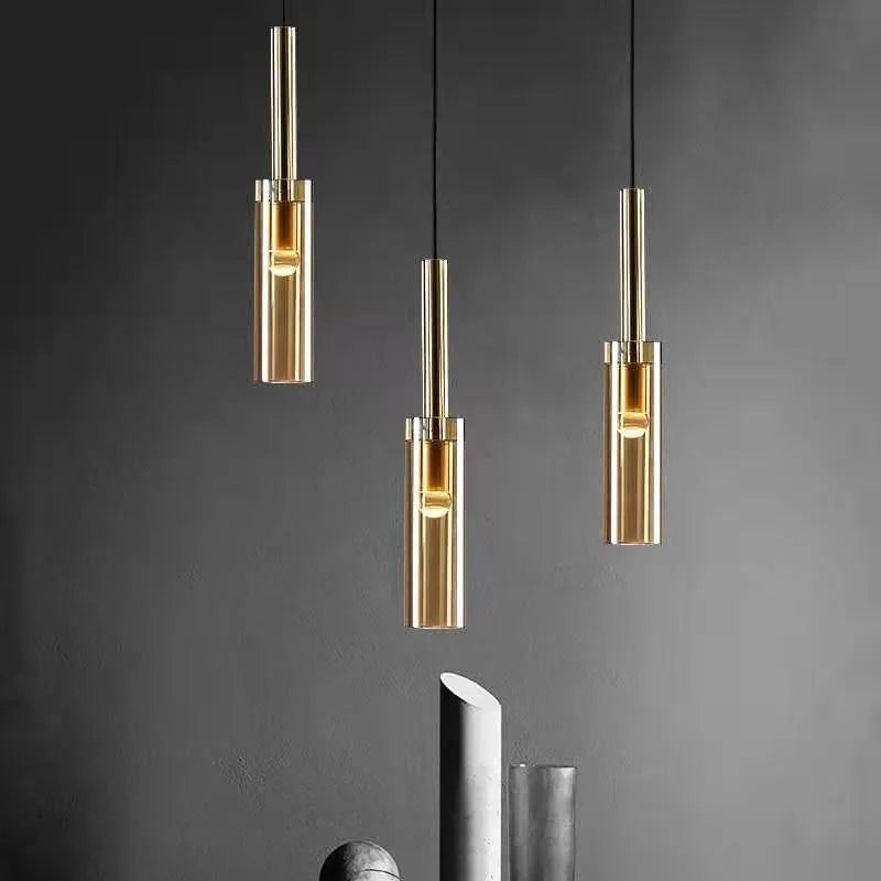 Afralia™ Nordic Copper Crystal Pendant Lights for Modern Luxury Indoor Lighting