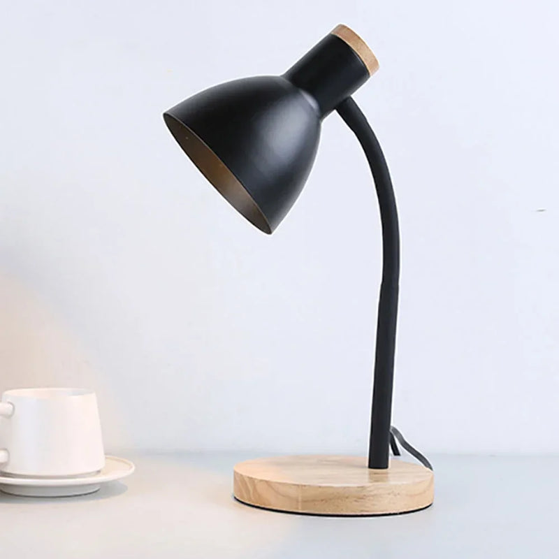 Afralia™ Nordic Desk Lamp - Creative Wood Table Lamp for Bedroom and Study