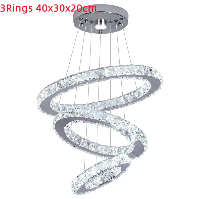 Afralia™ Crystal Pendant Chandeliers Modern Nordic Style Dining Room Living Room Lighting
