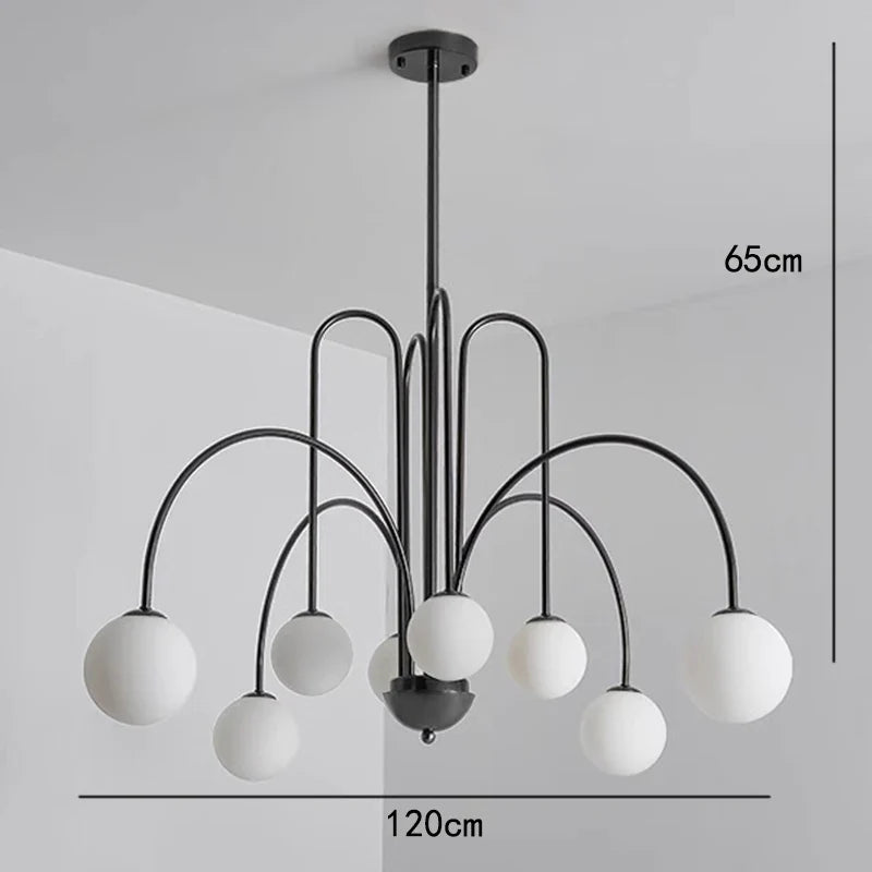 Afralia™ Modern LED Pendant Chandeliers for Living Room and Dining Room