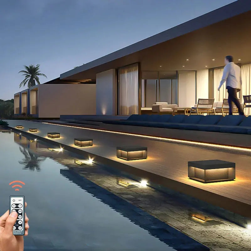 Afralia™ LED Pillar Top Courtyard Light - Waterproof Outdoor Street Fence Cap Post Light