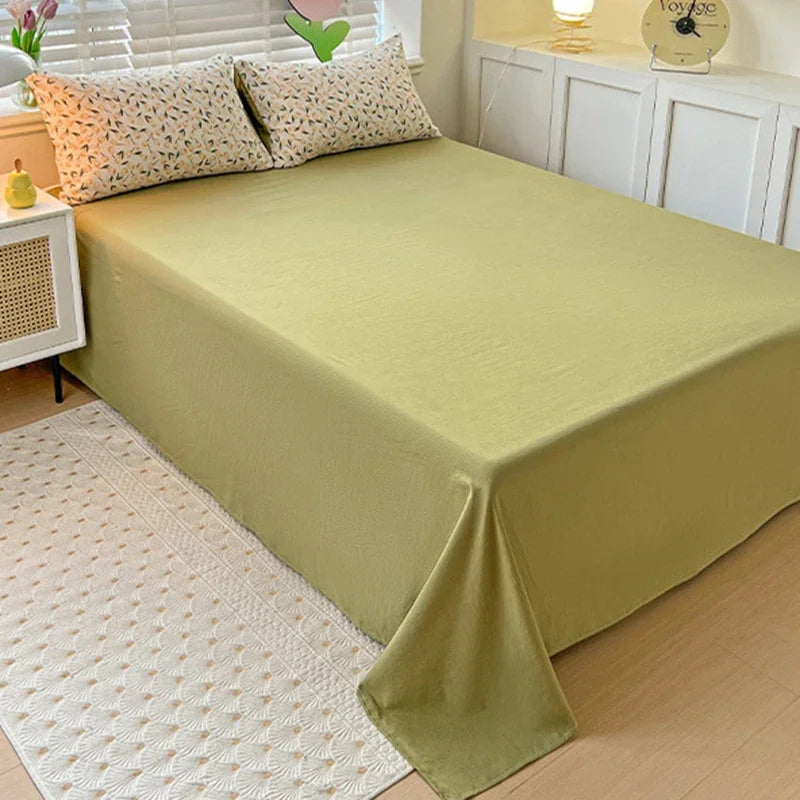 Afralia™ Double-Layer Yarn Printed Cotton Quilt Cover Set - Queen/King/Double/Single Bed