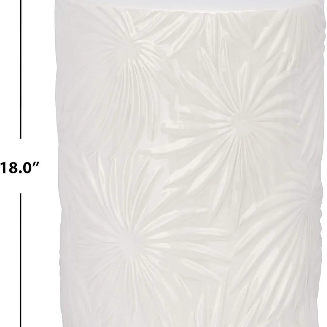 Afralia™ Round Ceramic Garden Stool for Outdoor Use
