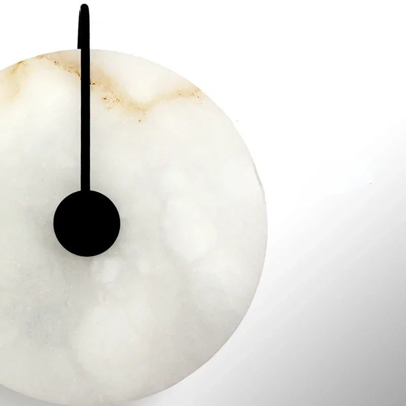 Afralia™ LED Marble Wall Sconce Light Fixture for Living Room Bedroom Decor