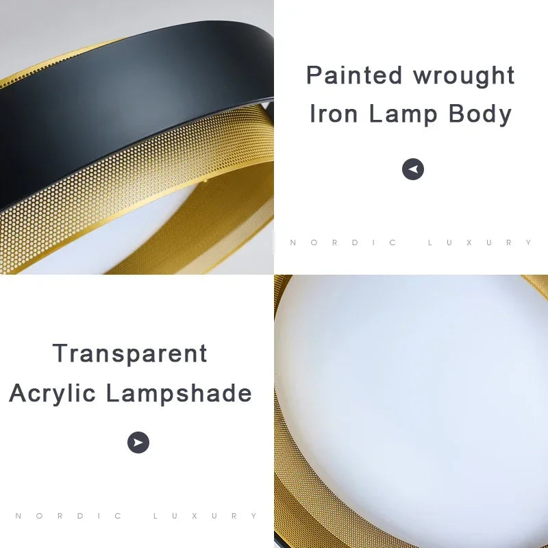 Afralia™ 31W LED Ceiling Lamp: Modern Lighting for Home, Office, or Study